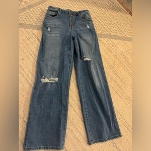 Wide leg jeans size 11.